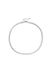 Cala Rose YEHWANG Platte Ketting Retreat Zilver Geweven Structuur 45 cm