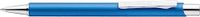 Staedtler Elance Intrekbare balpen, metalen behuizing, duurzaam, vervangbare vulling M, onuitwisbaar, blauwe inkt, 421 45-39 (blauw)