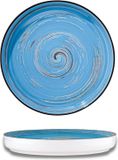 Wilmax Ovale Saladeschaal - 25 x 16,5 x 6 cm Porseleingroen - 1 Stuk