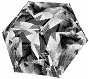 Doppler Duality Fiber Havanna: Lichtgewicht, opvouwbare paraplu met hoes