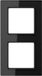 Jung A CREATION Afdekraam Schakelmateriaal - AC582GLSW - Zwart