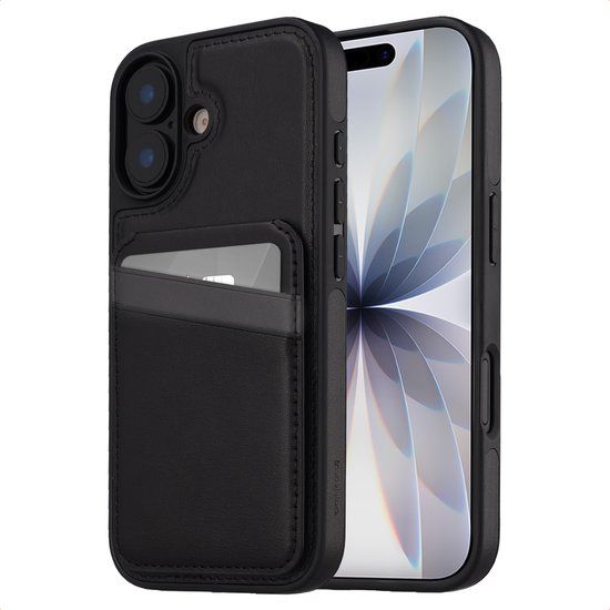 imoshion Backcover met kaarthouder en stand voor de Apple iPhone 17 - Zwart