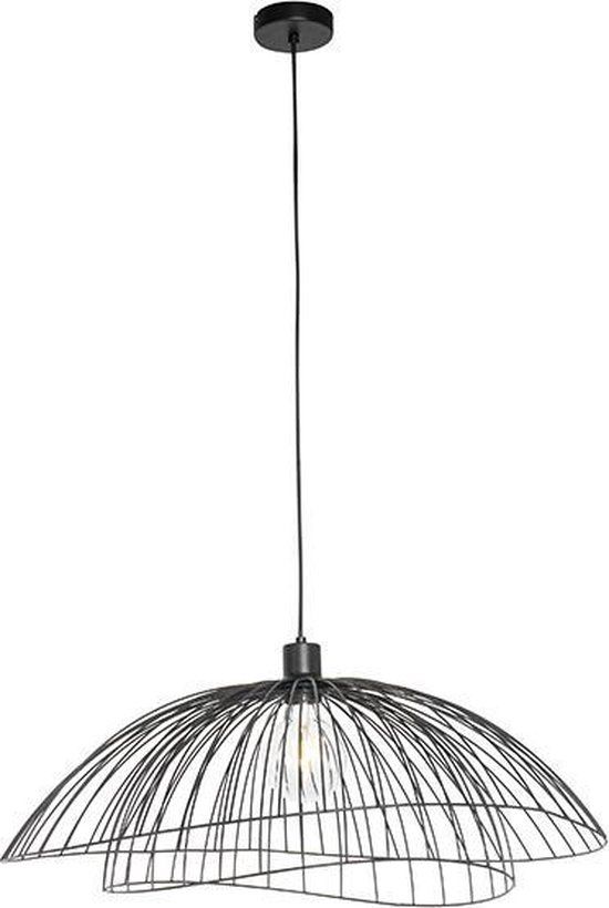QAZQA Pua - Design Hanglamp - Ø 66 cm - Zwart