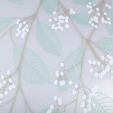Venilia Vitrostatic Ficus, raamfolie, statische privacyfolie, melkglasfolie, glasfolie, folie voor douchecabine, glasdecoratiefolie, transparant, 45cm x 1,5m, 200µm (dikte: 0,2mm)
