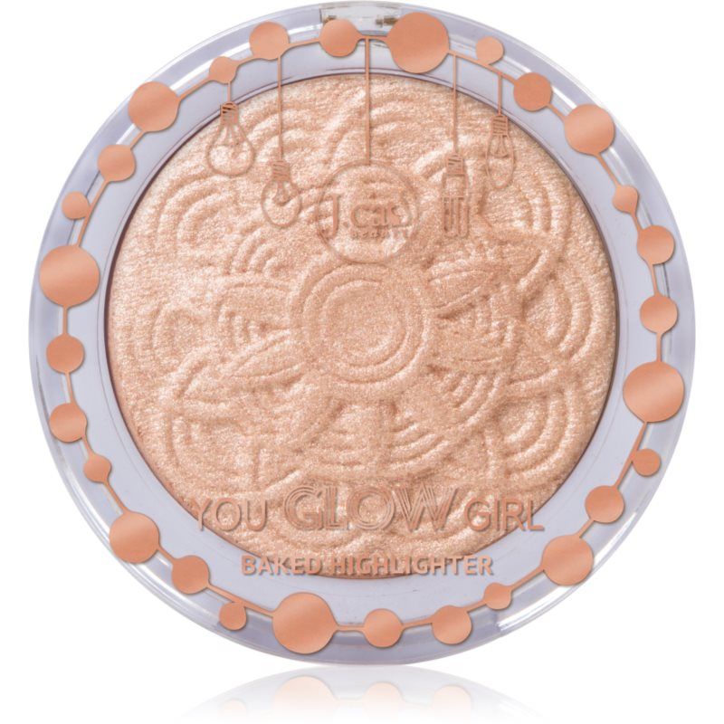 J.Cat Beauty You Glow Girl Baked Highlighter Moon Light