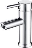 Ibenzoa® Robinet de salle de bain moderne à levier unique avec noyau de valve en céramique silencieux et finition chromée