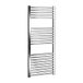 ERCOS Handdoekwarmer voor badkamer, modern staal, verchroomd, breedte 500 cm, hoogte 680 cm