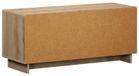Meuble TV artisanal en chêne 90 x 34,5 x 40 cm Bois traité