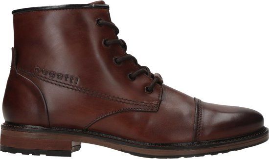 Bugatti Marcello Veterboot - Bruin/Cognac - Maat 41 - Heren