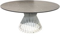 AVH-Collectie Pasadena dining tuintafel 140x75 cm keramisch latte zand