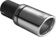 Ulter Sport Uitlaatsierstuk - Rond Ø90mm Schuin RS - Lengte 120mm - Montage ->50mm - RVS