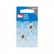 PRYM patch drukknoppen vierkant 21 mm, wit