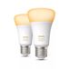 Philips Hue White ambiance 2-pack E27 - Wifi lamp - Wit