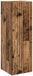 vidaXL Wandgemonteerde Badkamerkast Oud hout 33 x 34,5 x 100 cm