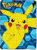 Northwest Pokémon Glitch Pikachu Micro Raschel Throw Blanket, 46" x 60"