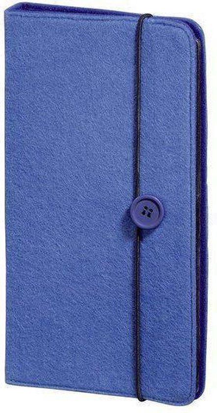 Hama CD Wallet Felt 48 Blauw