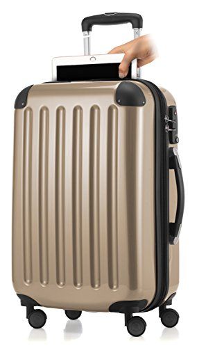 Hauptstadtkoffer - Alex - 55 cm handbagage koffer met laptopvak - Champagne