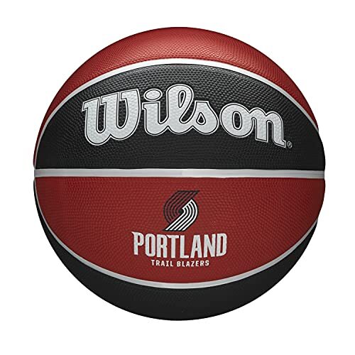Wilson Basketball NBA TEAM TRIBUTE, PORTLAND TRAIL BLAZERS, Outdoor, rubber, maat: 7