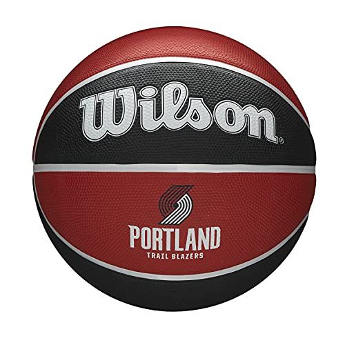 Wilson NBA Team Tribute Basketball - Portland Trail Blazers - Size 7 - Rubber - Outdoor