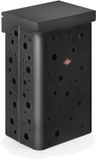 WESCO Wasmand Duo 1 met Inzet | 64 Liter | Duo Wasbox (2x32 Liter) | Metaal - Mat grafiet | Waskorf