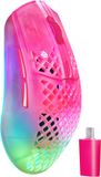SteelSeries Aerox 3 Wireless Gen 2 - Draadloze Gaming Muis - 4000 Hz Polling Rate - Magenta/Roze