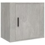 vidaXL Nachtkastje wandgemonteerd 50x30x47 cm betongrijs