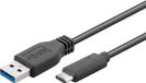 PremiumCord ku31ca05bk USB-kabel USB 3.2 Gen 1 (3.1 Gen 1) 0,5 m USB C USB A Zwart