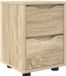 vidaXL Table de chevet Sonoma chêne 30,5 x 30 x 43 cm Bois traité