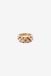 Sissy-Boy Gold plated ring met steentjes