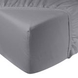 DoubleDry Flanel Hoeslaken 140x200 cm Grijs