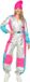 Wilbers & Wilbers Skipak Luxe Zilver - Aprés Ski Kostuum - Foute Party - Carnavalskleding - Dames - Maat XL