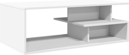 vidaXL Salontafel 102x55x35 cm bewerkt hout wit