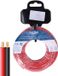 EDM Platte parallelle kabel EDM 28706 Zwart Rood 10 m 2 x 1 mm