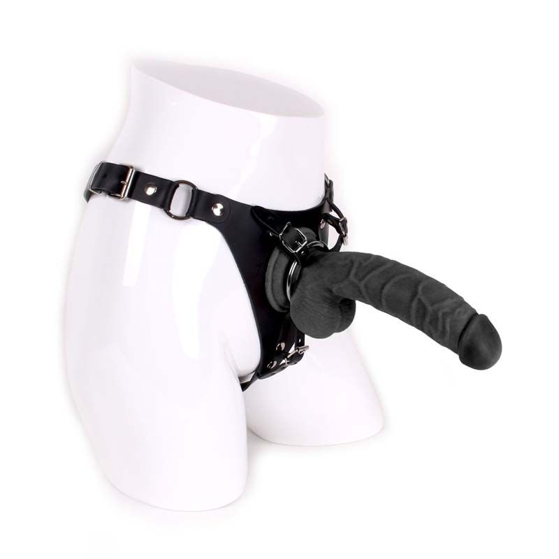 Kiotos Cox Strap-on Deluxe met Dildo 22cm zwart