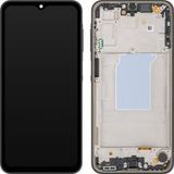 MP Samsung Display met Touchscreen MP compatibel met Samsung Galaxy A26 A266, met Frame, Zwart