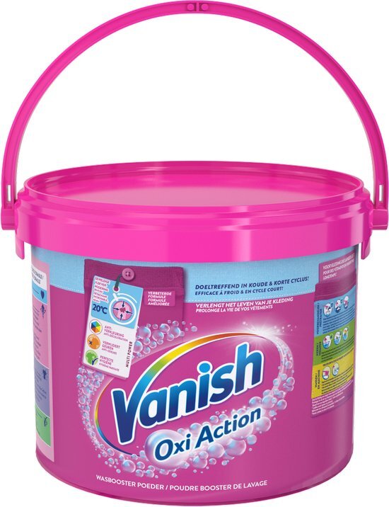 Vanish Oxi Action Wasbooster Poeder - Vlekverwijderaar Voor Gekleurde Was - 2,7 kg