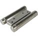 IBFM Charnière pour porte battante en acier nickelé avec ressort, ouverture des deux côtés et fermeture automatique, 75 mm, capacité de charge 15 kg