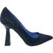Pregunta Chaussures femme escarpins à talon bobine, noir uni - cristal noir