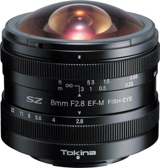 Tokina SZ 8mm F2.8 Fisheye MF Lens - Fujifilm X - Black