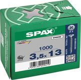 Spax Spaanplaatschroef vz pk 3.5x13mm pz2