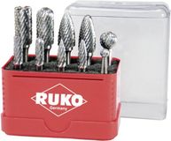 RUKO 116002 Freesstift Hardmetaal Schachtdiameter 6 mm 10-delig