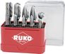 RUKO 116002 Freesstift Hardmetaal Schachtdiameter 6 mm 10-delig