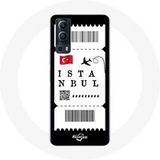 Maniacase Hoesje voor Vivo Y72 Vliegticket Istanbul