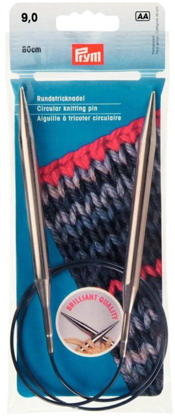 Prym Rondbreinaald 9 zilverkleur 80 cm