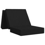 vidaXL Vouwbare Sofa Bed 75 x 67 x 45 cm Zwart