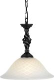 Steady Lighting Landelijke Hanglamp Metaal Zwart E27