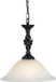 Steady Lighting Landelijke Hanglamp Metaal Zwart E27