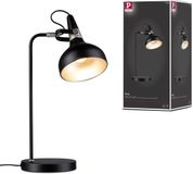 Paulmann LED-tafellamp Juna E14 max. 20W Zwart mat, Champagne Metaal