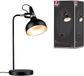 Paulmann LED-tafellamp Juna E14 max. 20W Zwart mat, Champagne Metaal