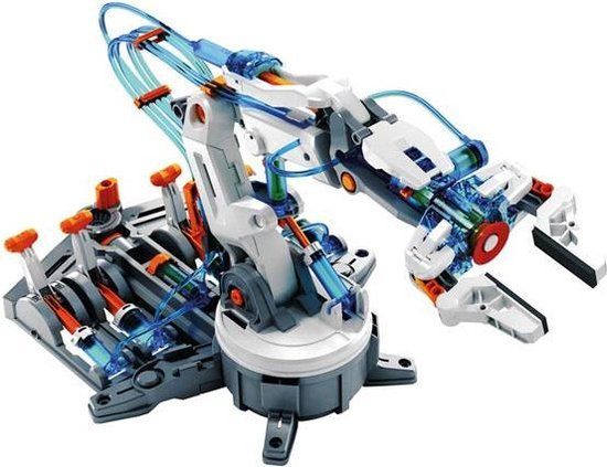 Velleman Educatieve bouwkit, hydraulische robotarm, STEM constructiespeelgoed